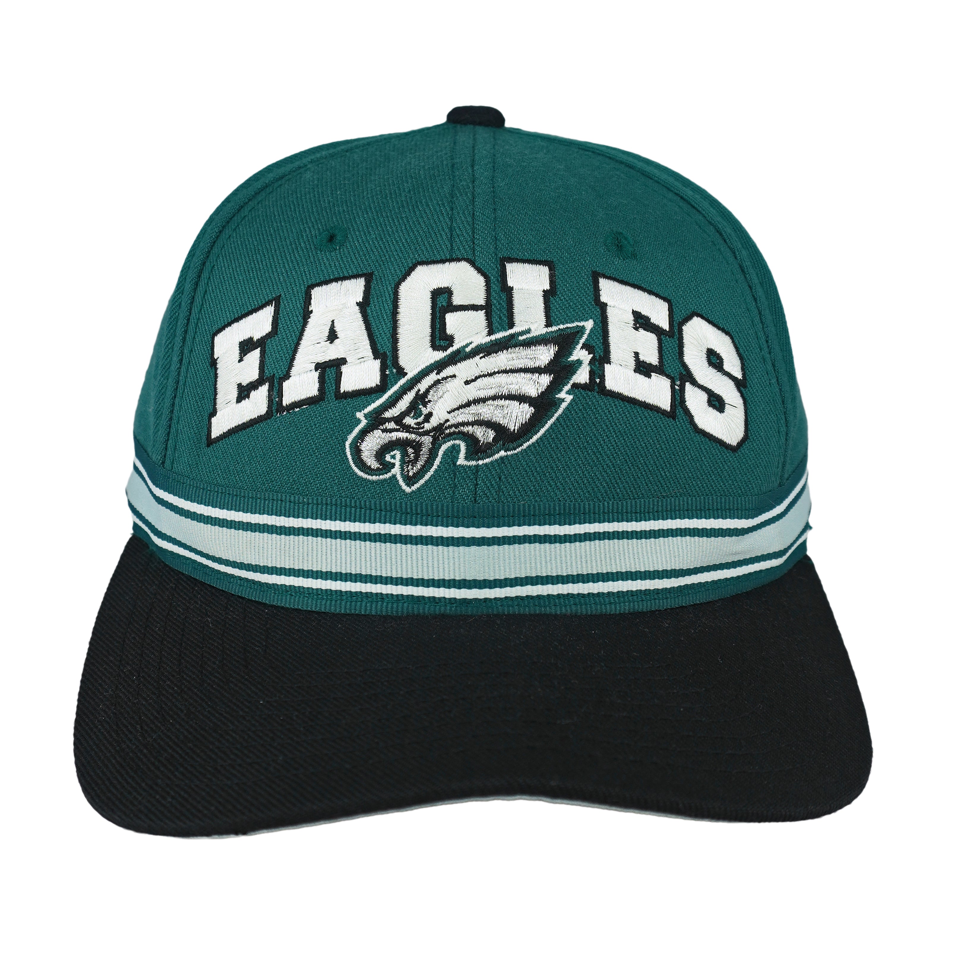 Starter - NFL Philadelphia Eagles Embroidered Strapback Hat 1990s OSFA Vintage Retro Football