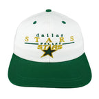 NHL (CCM) - Dallas Stars Spell-Out Snapback Hat 1990s OSFA Vintage Retro Hockey
