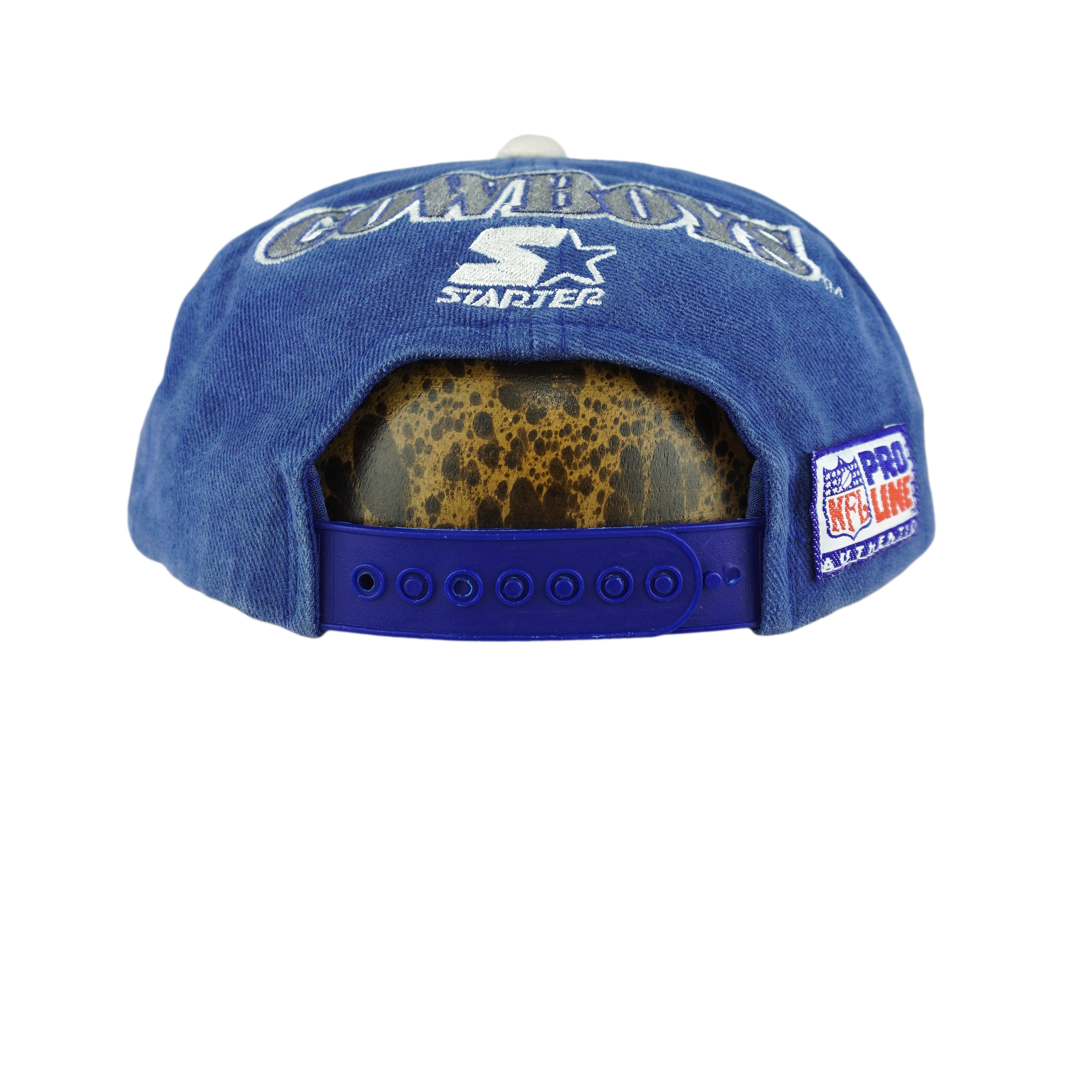 Starter - Dallas Cowboys Embroidered Snapback Hat 1990s OSFA Vintage Retro Football