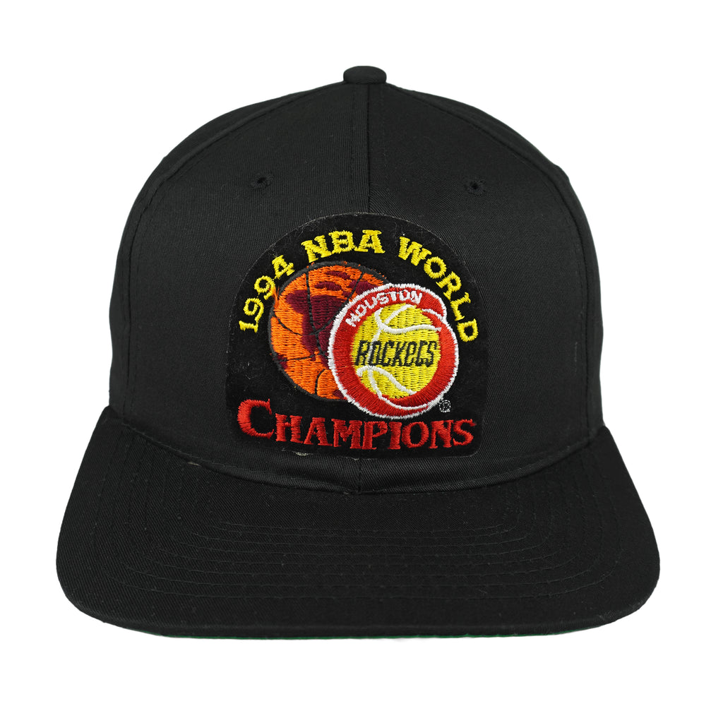NBA (Headmaster) - Houston Rocket World Champions Snapback Hat 1994 OSFA Vintage Retro Basketball