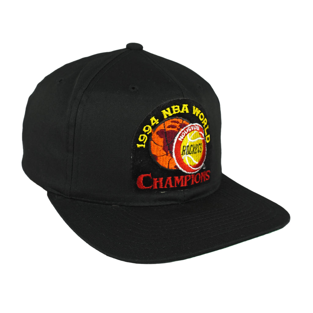 NBA (Headmaster) - Houston Rocket World Champions Snapback Hat 1994 OSFA Vintage Retro Basketball