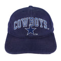 NFL (American Needle) - Blue Dallas Cowboys Snapbcak Hat 1990s OSFA Vintage Retro Football