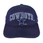 NFL (American Needle) - Blue Dallas Cowboys Snapbcak Hat 1990s OSFA Vintage Retro Football