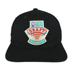 Vintage NBA (Mitchell & Ness) - 75th Anniversary Draft Vancouver Snapback Hat 1998 OSFA in black