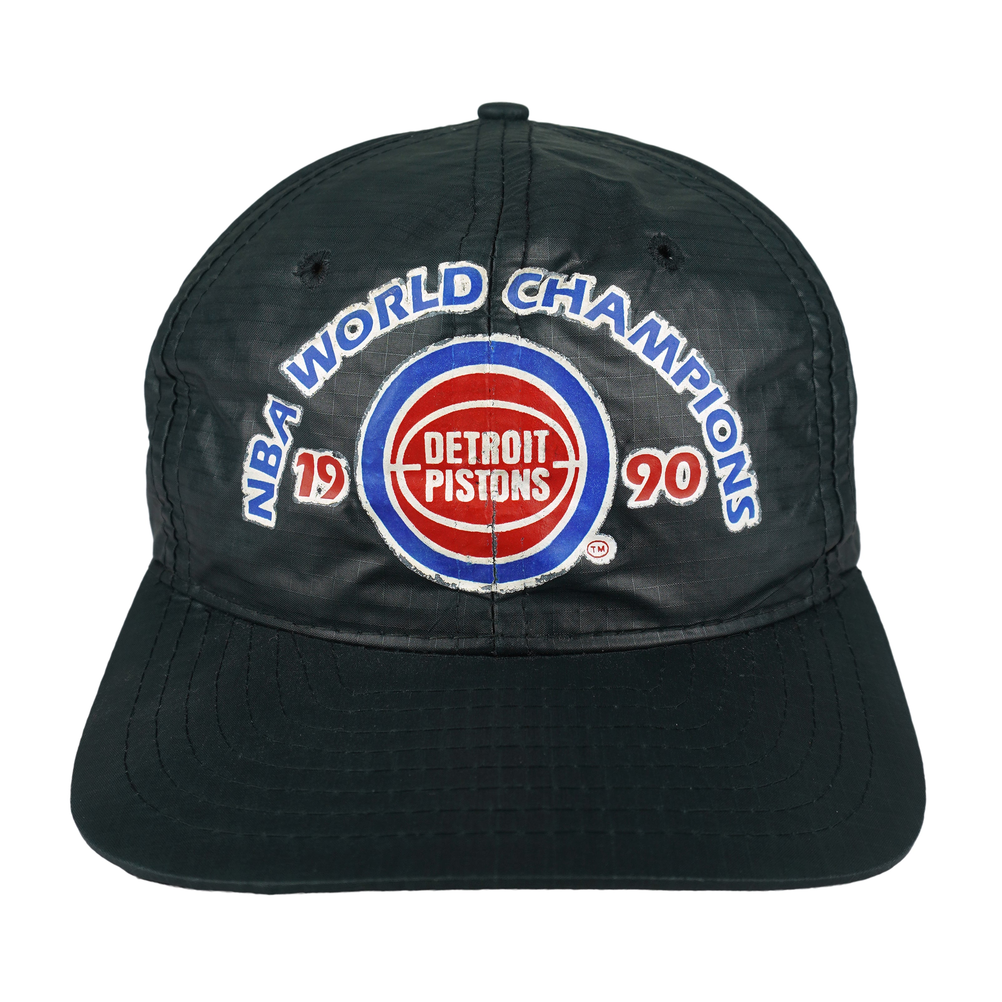 NBA (Universal) - Detroit Pistons World Champions Snapback Hat 1990 OSFA Vintage Retro Basketball
