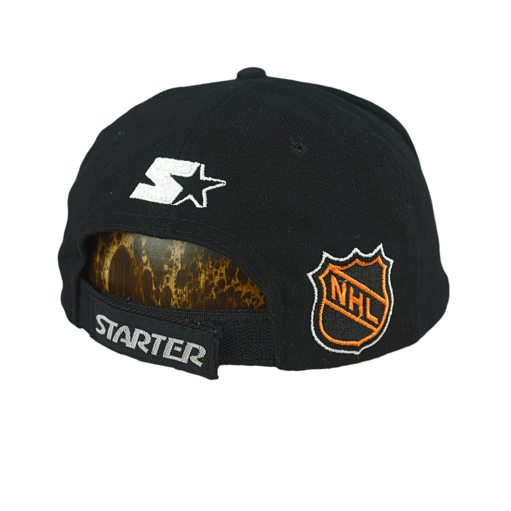 Starter - NHL Montreal Canadiens Embroidered Strapback Hat 1990s OSFA Vintage Retro Hockey