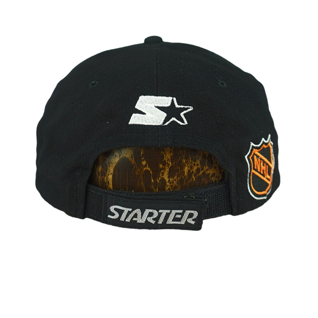 Starter - NHL Montreal Canadiens Embroidered Strapback Hat 1990s OSFA Vintage Retro Hockey