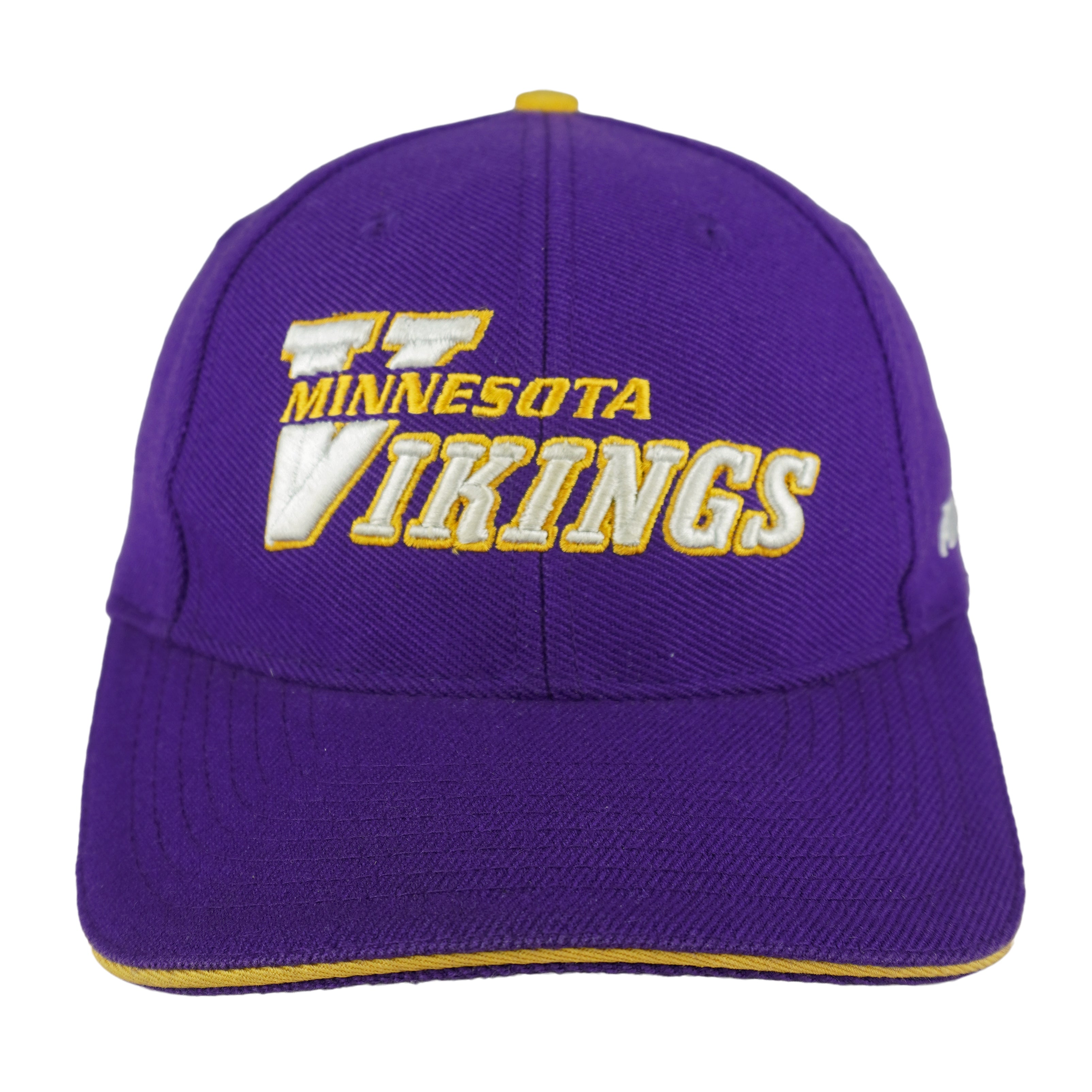 Vintage Puma - NFL Minnesota Vikings Embroidered Strapback Hat 1990s OSFA in purple