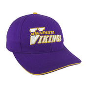 Vintage Puma - NFL Minnesota Vikings Embroidered Strapback Hat 1990s OSFA in purple
