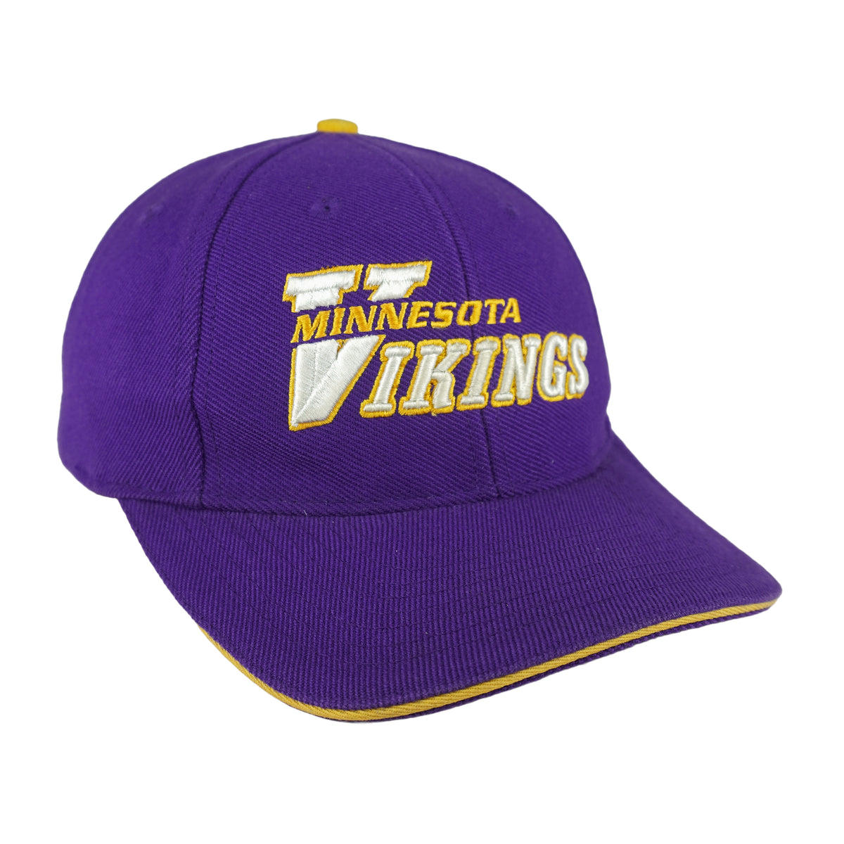 Vintage Puma - NFL Minnesota Vikings Embroidered Strapback Hat 1990s OSFA in purple