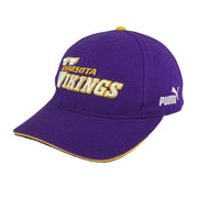 Vintage Puma - NFL Minnesota Vikings Embroidered Strapback Hat 1990s OSFA in purple