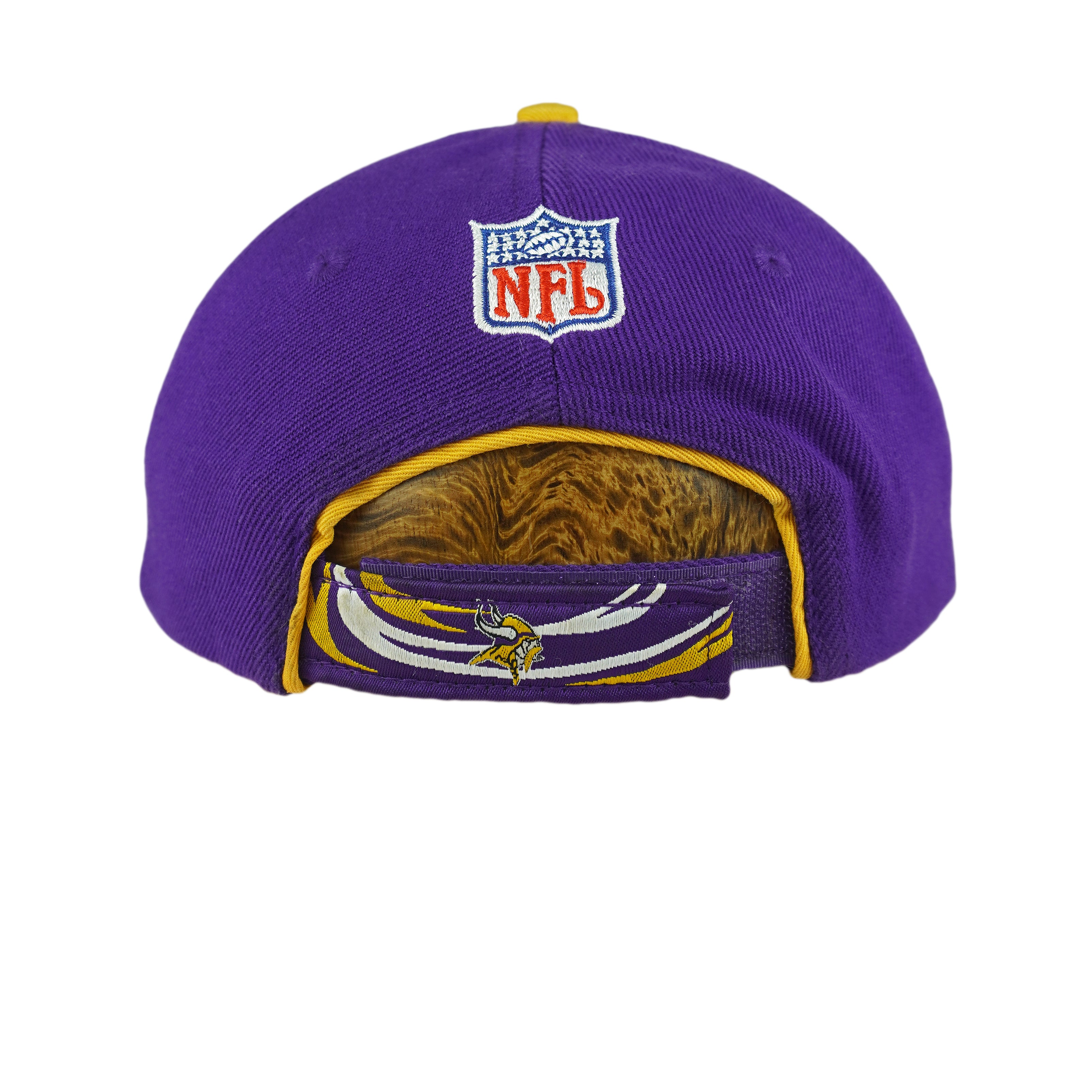 Vintage Puma - NFL Minnesota Vikings Embroidered Strapback Hat 1990s OSFA in purple