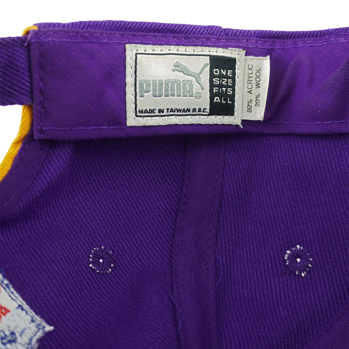 Vintage Puma - NFL Minnesota Vikings Embroidered Strapback Hat 1990s OSFA in purple