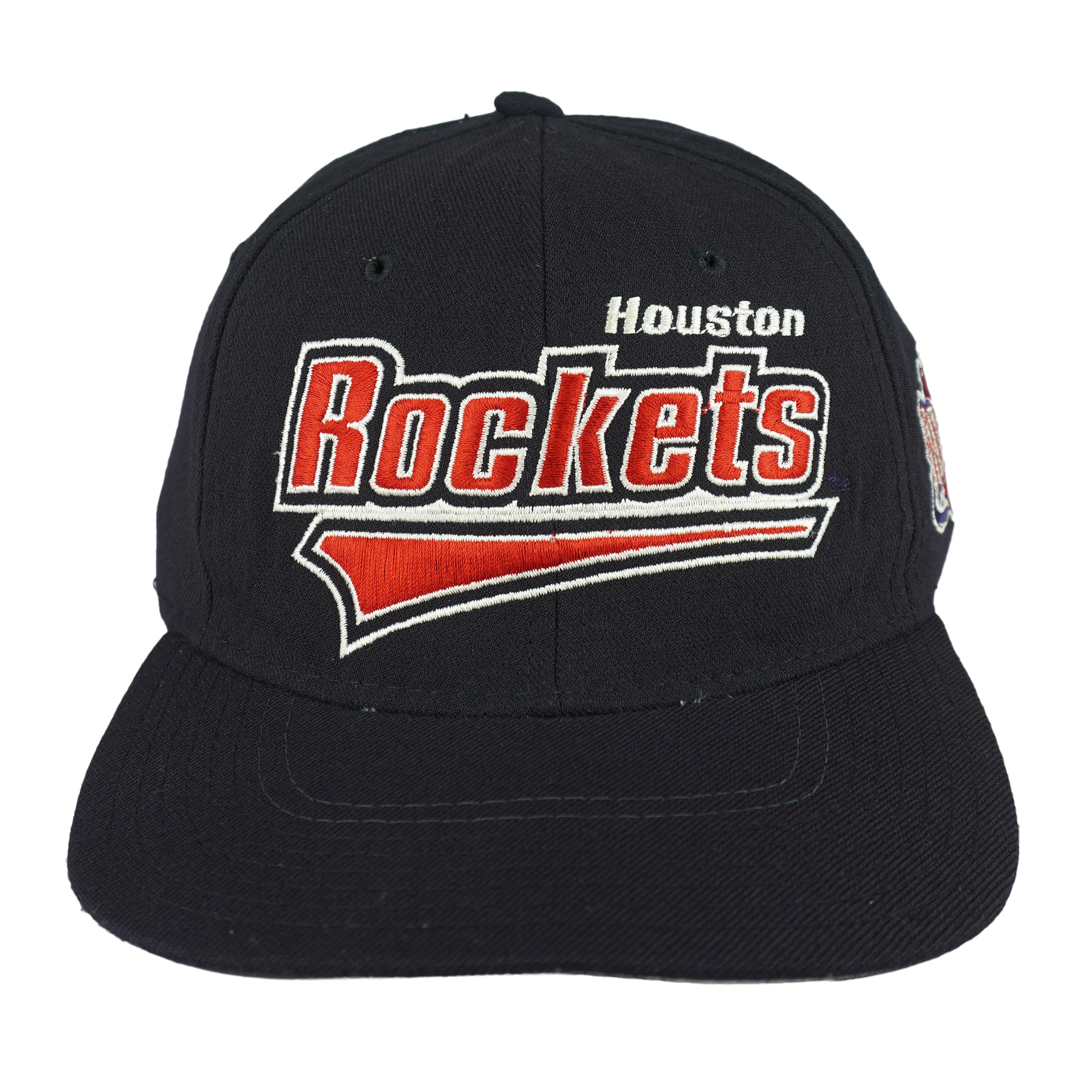 Starter - NBA Houston Rocket Embroidered Fitted Hat 1990s OSFA Vintage Retro Basketball