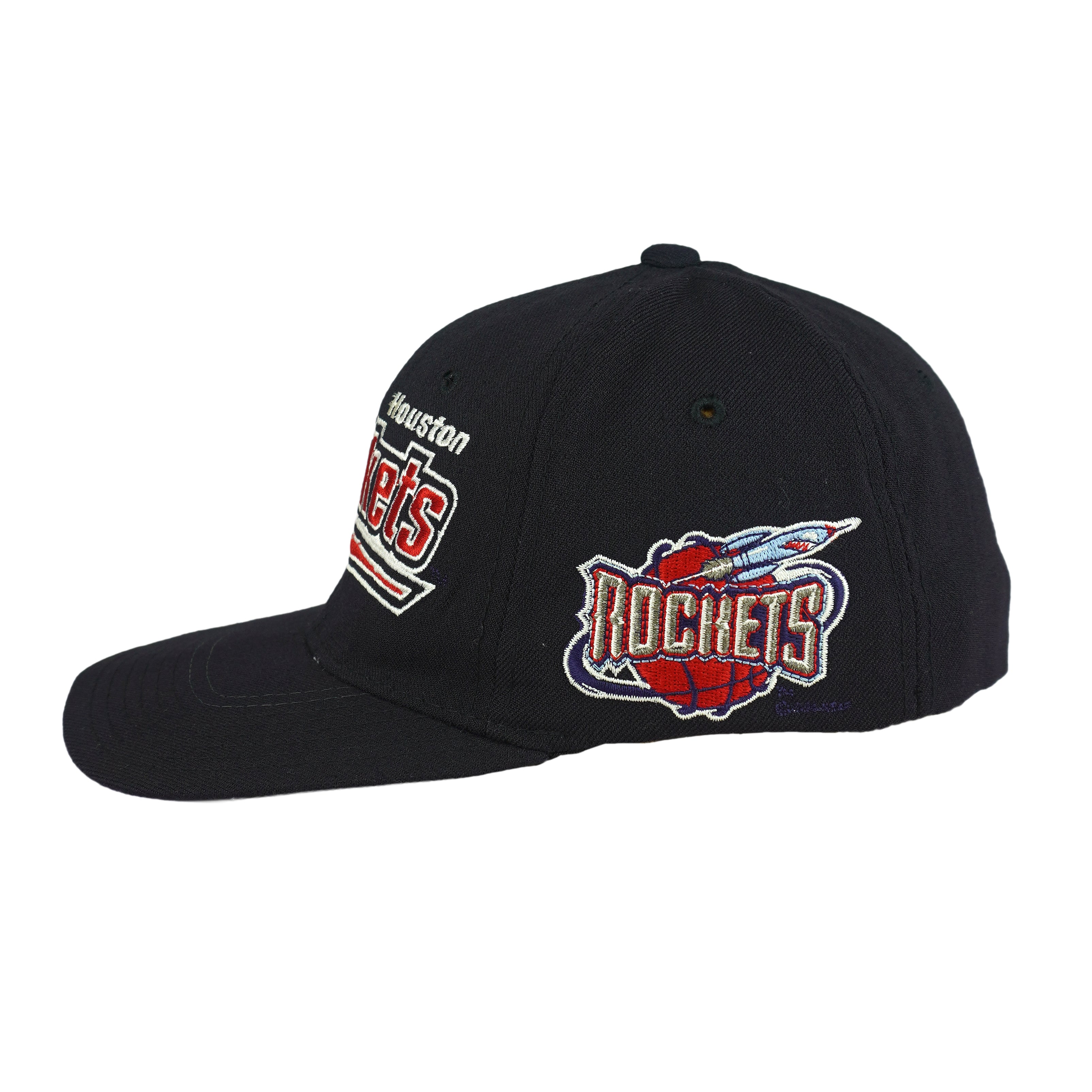 Starter - NBA Houston Rocket Embroidered Fitted Hat 1990s OSFA Vintage Retro Basketball