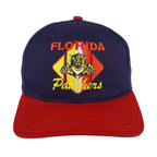 NHL (CCM) - Florida Panthers Embroidered Snapback Hat 1990s OSFA Vintage Retro Hockey