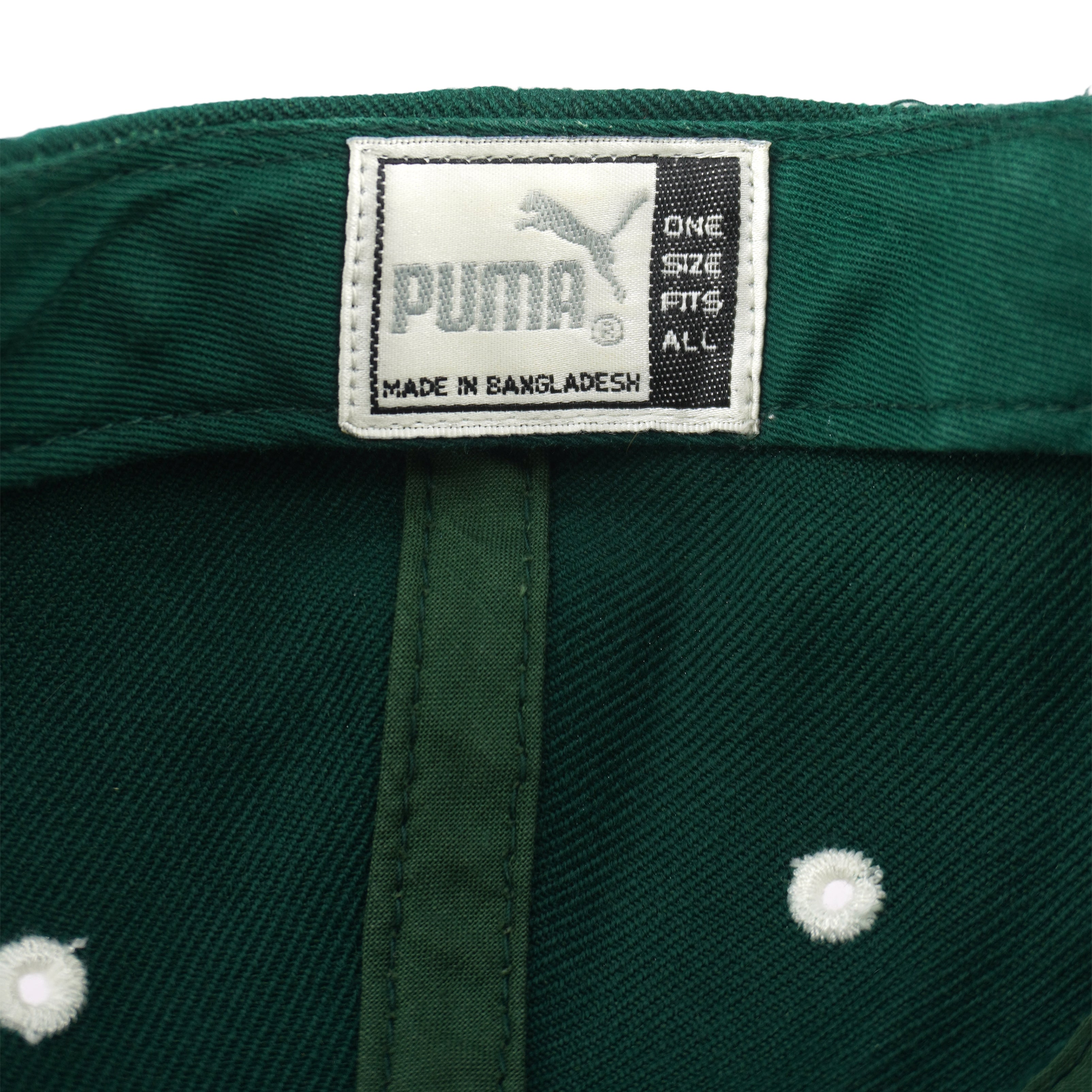 Puma - NFL New York Jets Embroidered Snapback Hat 1990s OSFA Vintage Retro Football