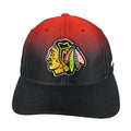Puma - Chicago Blackhawks Big Logo Strapback Hat 1990s OSFA Vintage Retro Hockey