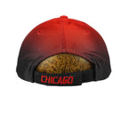 Puma - Chicago Blackhawks Big Logo Strapback Hat 1990s OSFA Vintage Retro Hockey