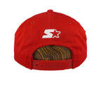 Starter (CFL) - Calgary Stampeders Spell-Out Snapback Hat 1990s OSFA Vintage Retro