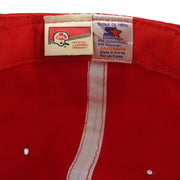 Starter (CFL) - Calgary Stampeders Spell-Out Snapback Hat 1990s OSFA Vintage Retro