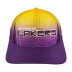 Puma - NBA Los Angeles Lakers Embroidered Strapback Hat 1990s OSFA Vintage Retro Basketball