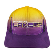 Puma - NBA Los Angeles Lakers Embroidered Strapback Hat 1990s OSFA Vintage Retro Basketball