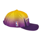 Puma - NBA Los Angeles Lakers Embroidered Strapback Hat 1990s OSFA Vintage Retro Basketball