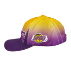 Puma - NBA Los Angeles Lakers Embroidered Strapback Hat 1990s OSFA Vintage Retro Basketball