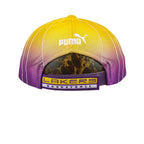 Puma - NBA Los Angeles Lakers Embroidered Strapback Hat 1990s OSFA Vintage Retro Basketball
