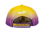 Puma - NBA Los Angeles Lakers Embroidered Strapback Hat 1990s OSFA Vintage Retro Basketball