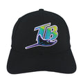 MLB - Tampa Bay Devil Rays Big Logo Snapback Hat 1990s OSFA Vintage Retro Baseball