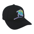 MLB - Tampa Bay Devil Rays Big Logo Snapback Hat 1990s OSFA Vintage Retro Baseball