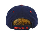 NHL (American Needle) - New Jerseys Devils Strapback Hat 1990s OSFA Vintage Retro Hockey