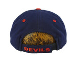 NHL (American Needle) - New Jerseys Devils Strapback Hat 1990s OSFA Vintage Retro Hockey