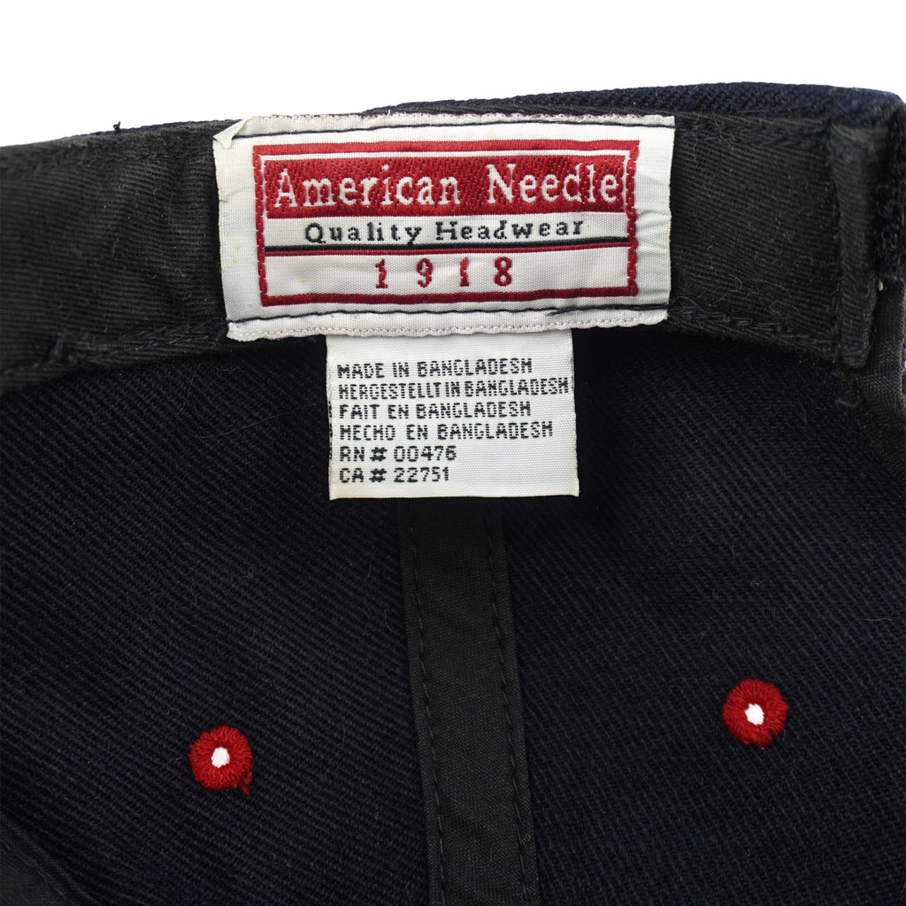 NHL (American Needle) - New Jerseys Devils Strapback Hat 1990s OSFA Vintage Retro Hockey