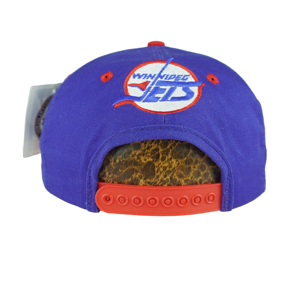 NHL (CCM) - Winnipeg Jets Deadstock Snapback Hat 1990s OSFA Vintage Retro Hockey