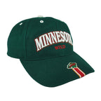 NHL (Twins) - Minnesota Wild Strapback Hat 1990s OSFA Vintage Retro Hockey