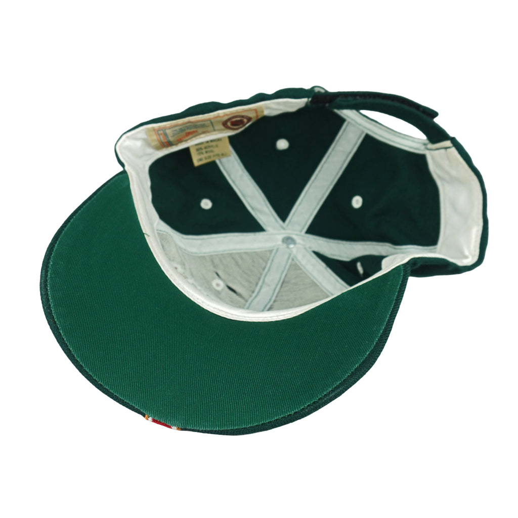 NHL (Twins) - Minnesota Wild Strapback Hat 1990s OSFA Vintage Retro Hockey
