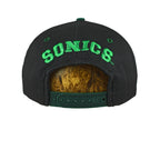 Vintage NBA (Competitor) - Seattle SuperSonics Snapback Hat 1990s OSFA in black and green