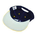 NBA (Drew Pearson) - Indiana Pacers Embroidered Spell-Out Snapback Hat 1990s OSFA Vintage Retro Basketball