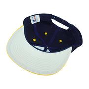 NBA (Drew Pearson) - Indiana Pacers Embroidered Spell-Out Snapback Hat 1990s OSFA Vintage Retro Basketball