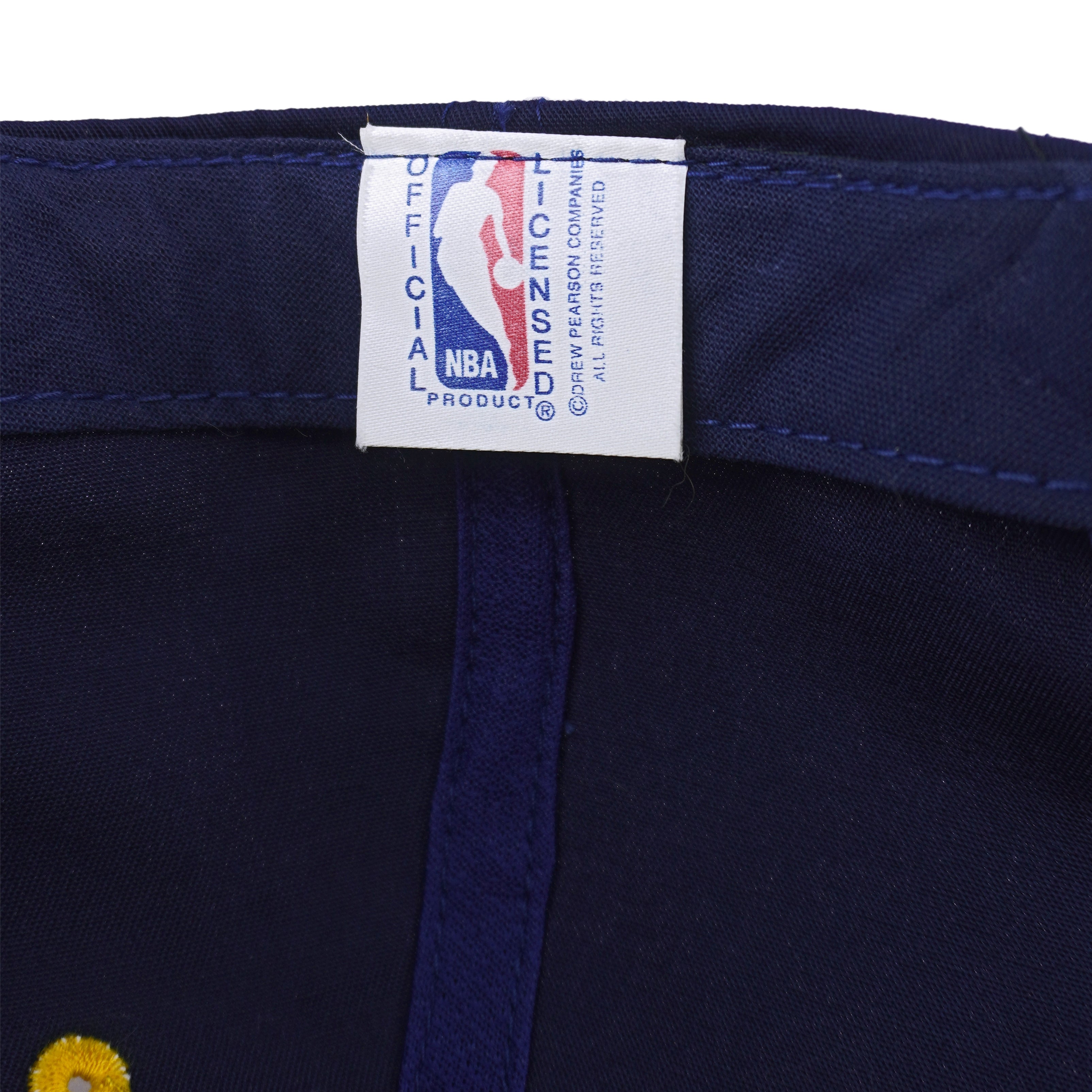 NBA (Drew Pearson) - Indiana Pacers Embroidered Spell-Out Snapback Hat 1990s OSFA Vintage Retro Basketball