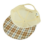 Disney - Mickey Mouse Embroidered Plaid Adjustable Hat 1990s OSFA Vintage Retro