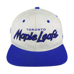 NHL (Zephyr) - Toronto Maple Leafs Embroidered Snapback Hat 2000s OSFA