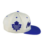 NHL (The Zhat) - Toronto Maple Leafs Embroidered Snapback Hat 1990s OSFA Vintage Retro Hockey
