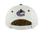 NHL (CCM) - Vancouver Canucks Snapback Hat 1990s OSFA Vitage Retro Hockey