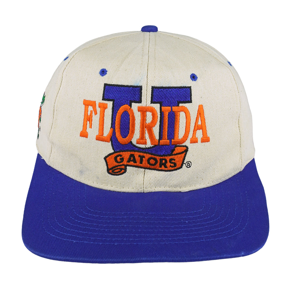 NCAA (Head Start) - Florida Gators Snapback Hat 1990s OSFA Vintage Retro