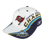 Reebok - Tampa Bay Buccaneers Super Bowl XXXVII Strap Back Hat 2003 OSFA Vintage Retro Football