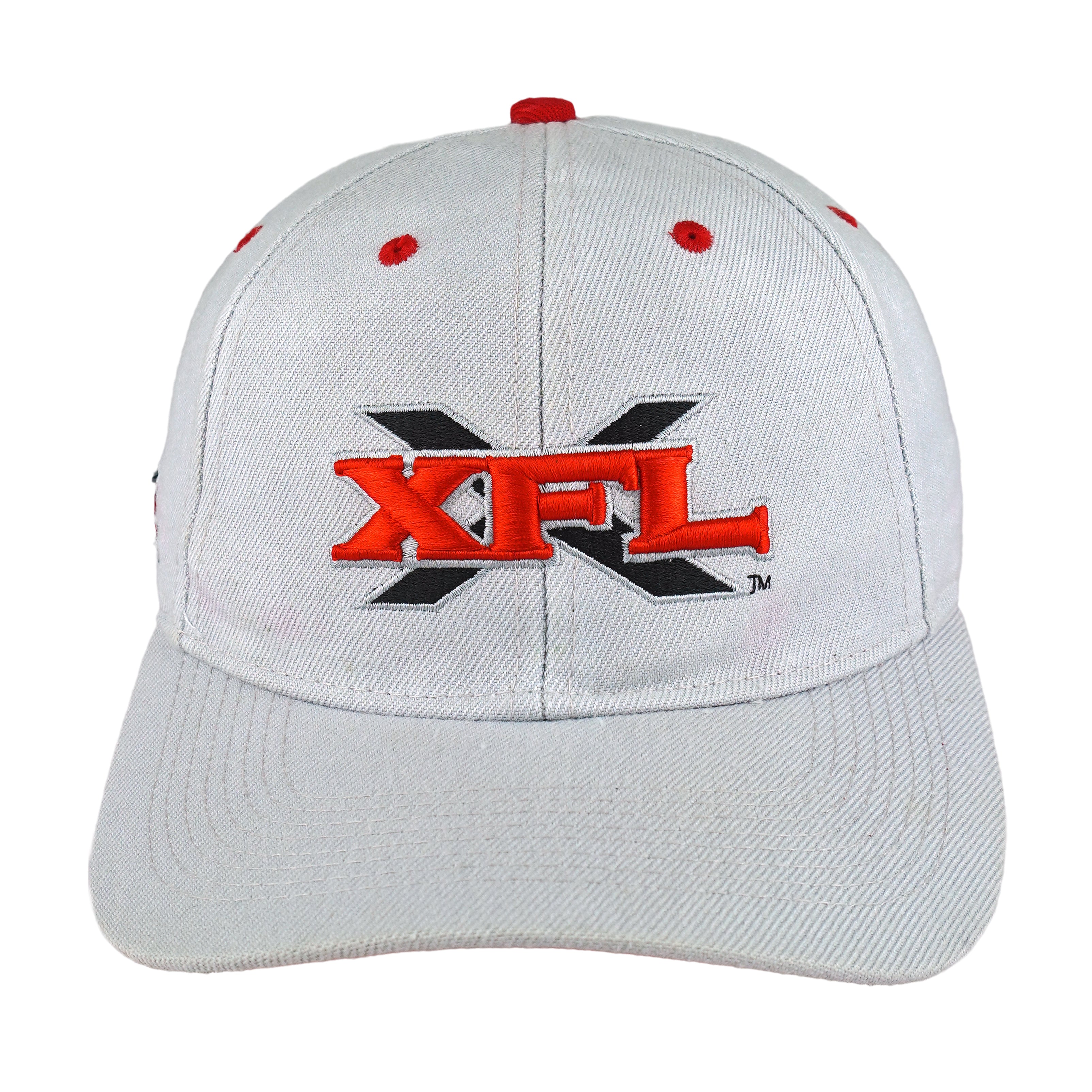Vintage (DP) - XFL Spell-Out Embroidered Strapback Hat 1990s OSFA Vintage Retro Football